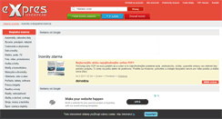 Desktop Screenshot of expresinzercia.sk